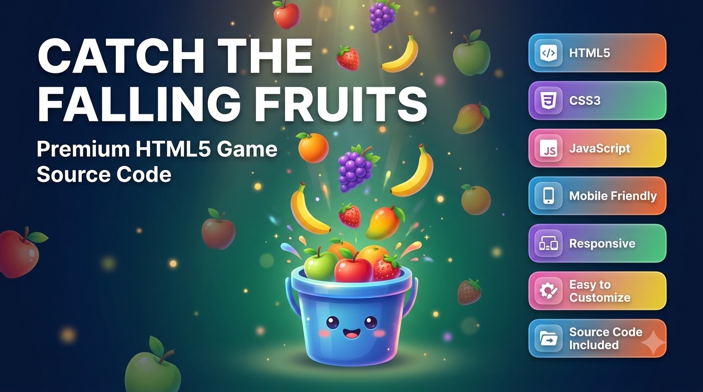 Catch the falling fruits game