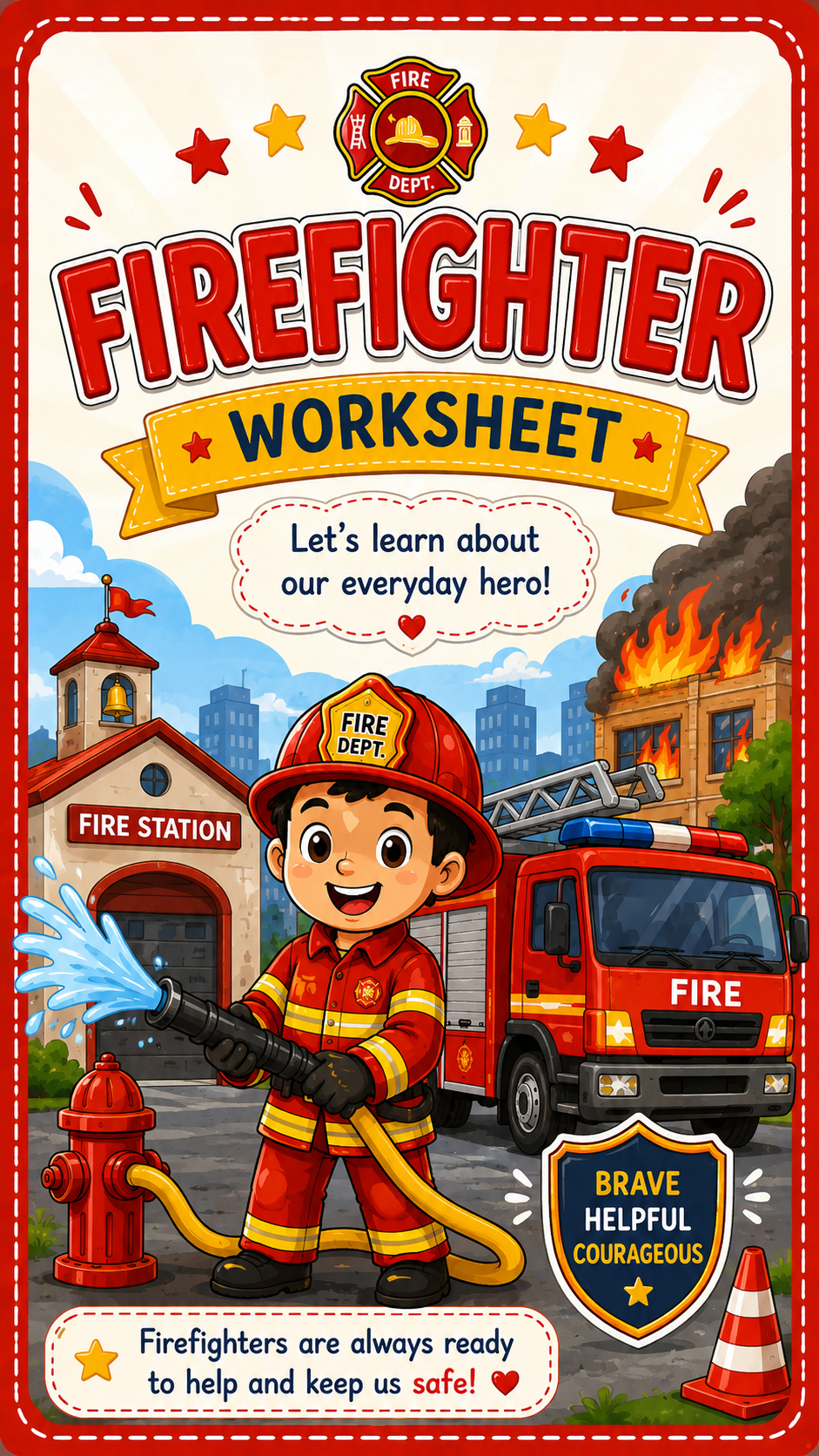 Firefighter Worksheet