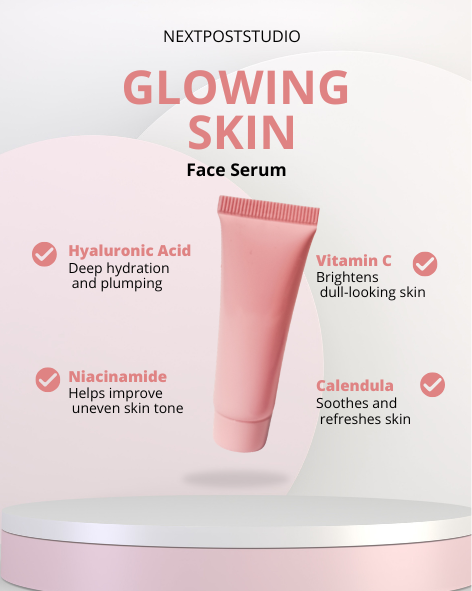 Skincare Product Instagram Canva Template | Beauty Promo