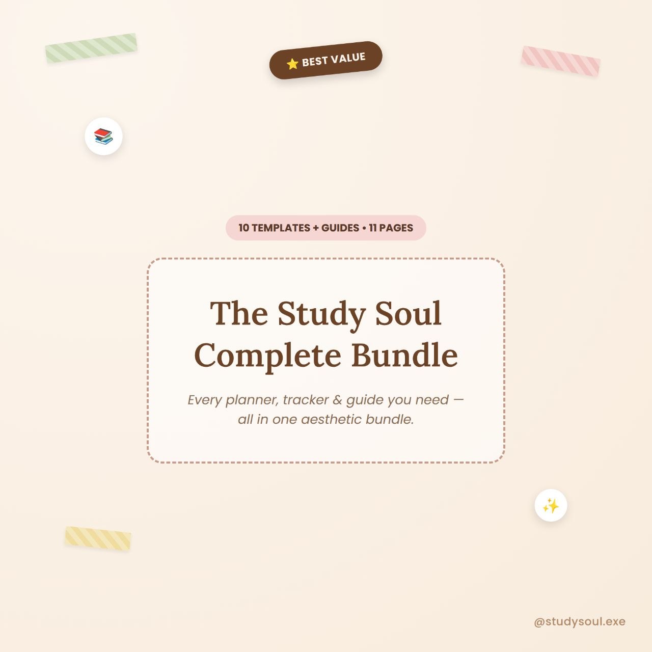 Study Soul Complete Bundle โ Plan, Track & Master Your Exams ๐ธ๐