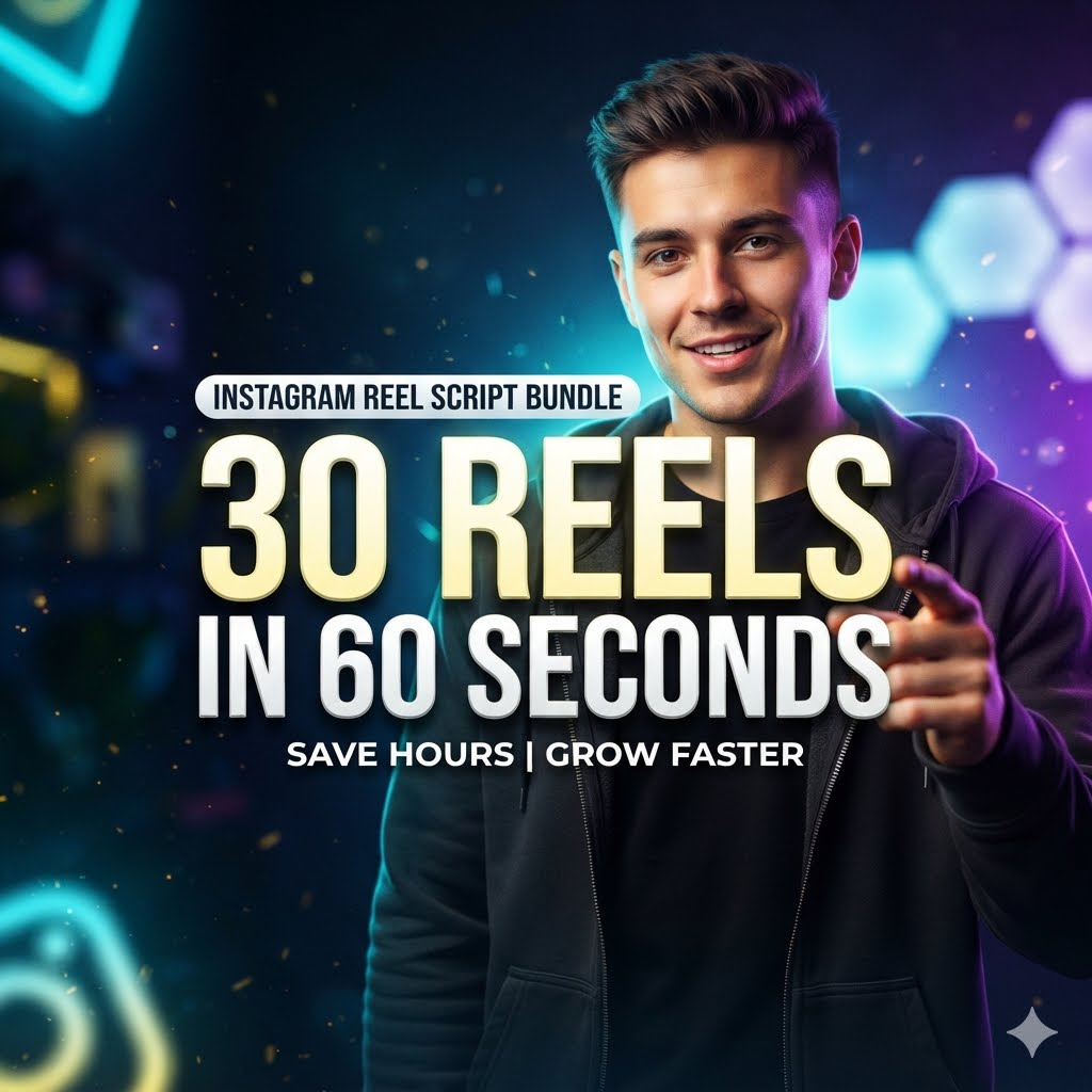 1-Minute Instagram Reel Script Bundle – 10 AI Prompts