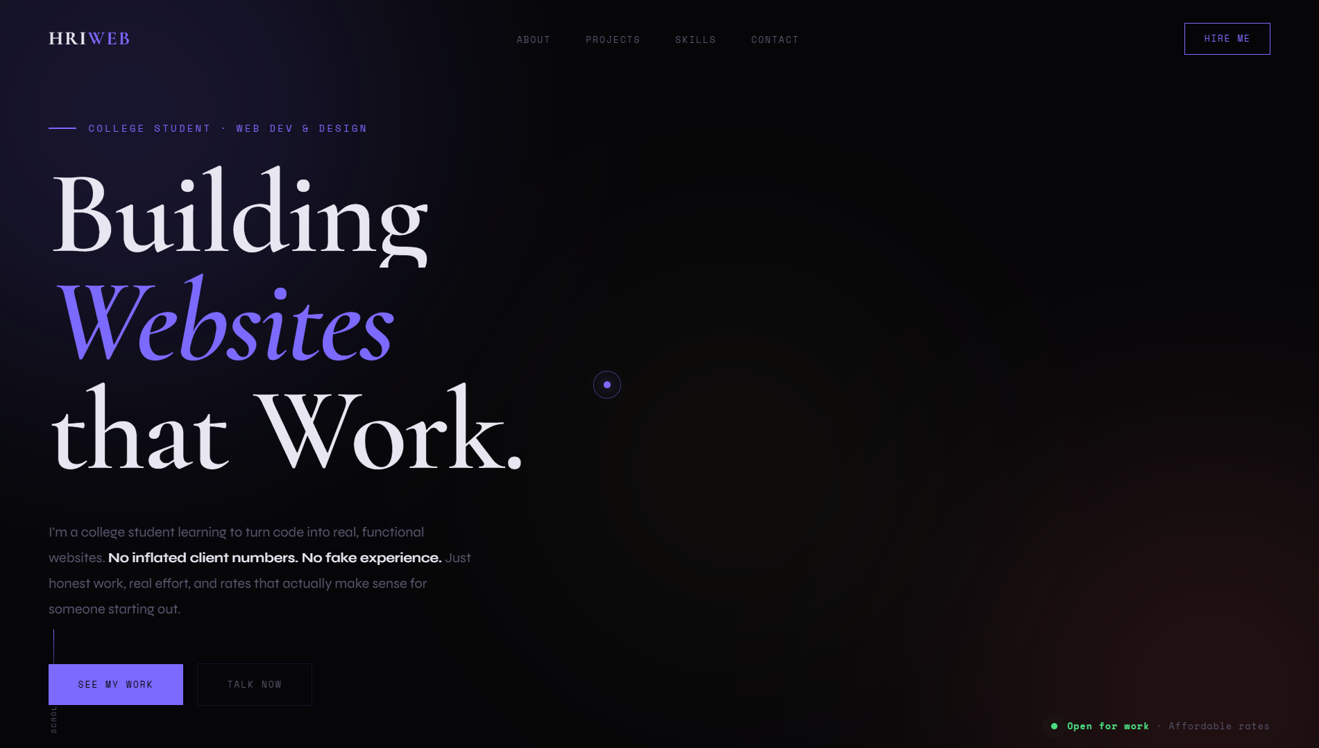 Responsive Portfolio Website Template