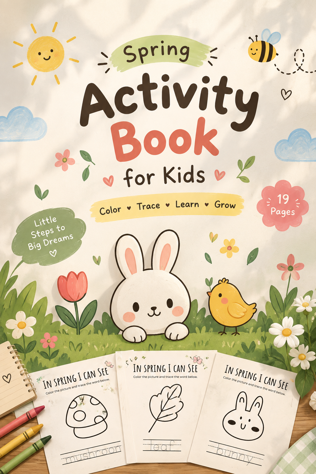 ๐ธ Spring Activity Book for Kids ๐