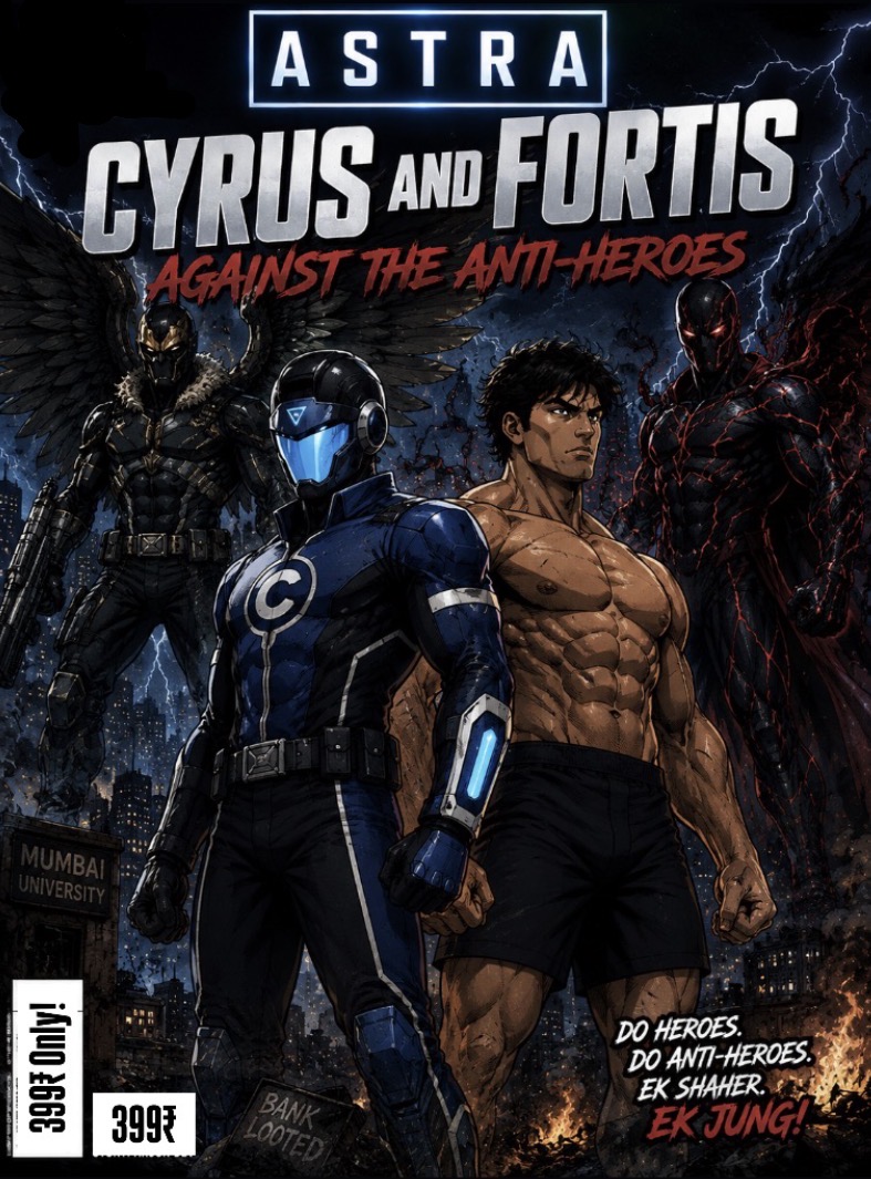 E Comics By ASTRA STUDIOS. CYRUS & FRONTIS: AGAINST THE ANTI-HEROES