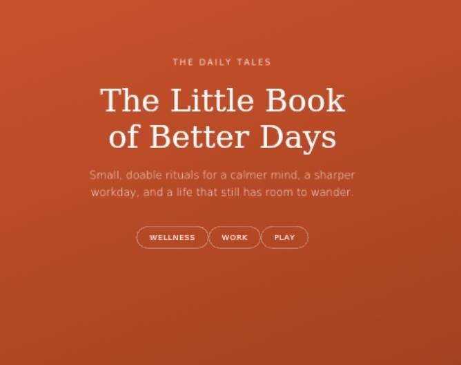 The Little Book of Better Days — Free Guide