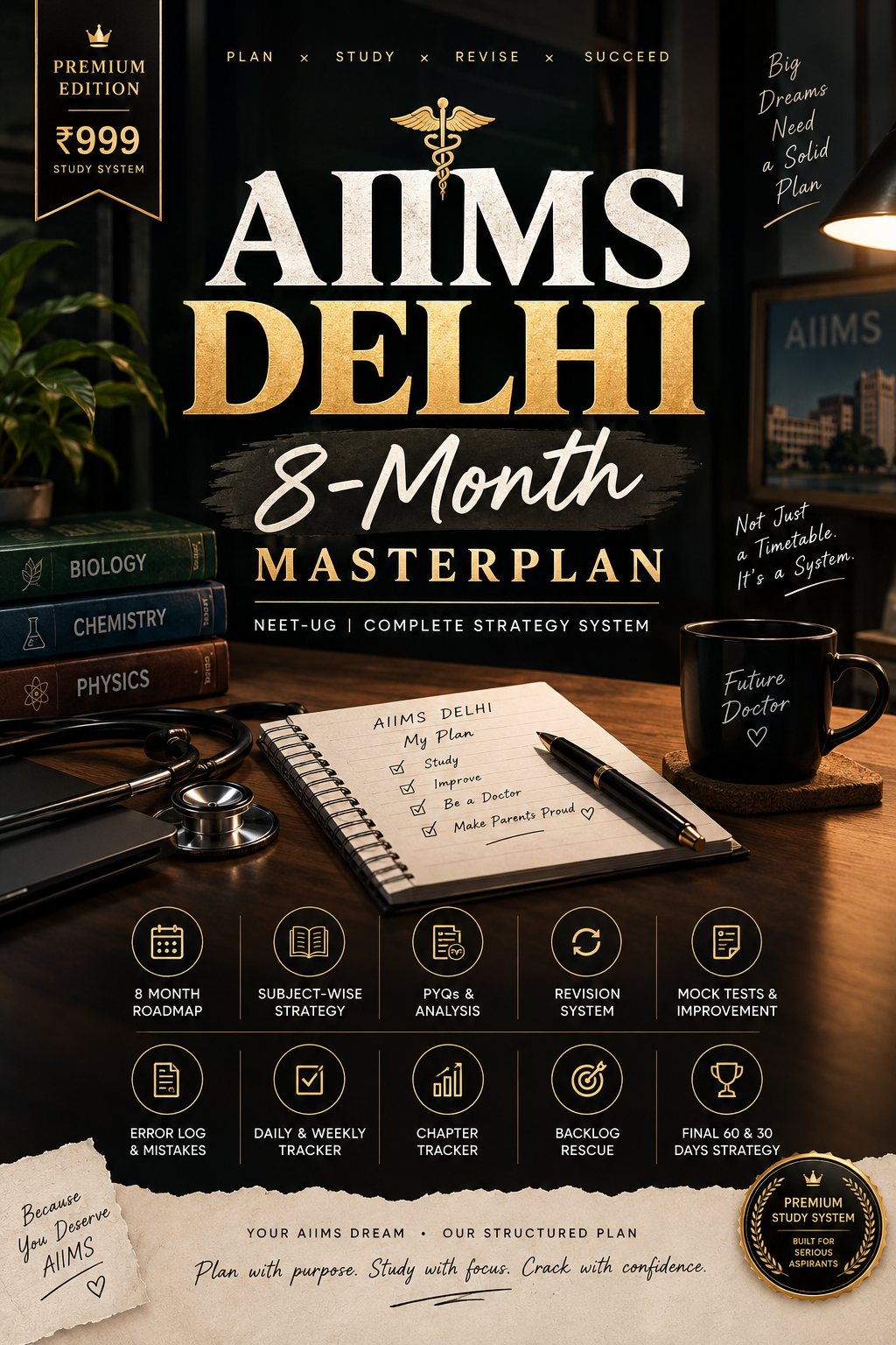 AIIMS DELHI 8-MONTH MASTERPLAN