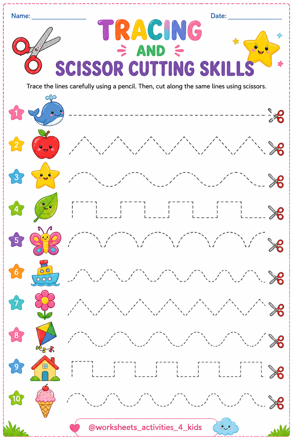 Tracing Worksheet