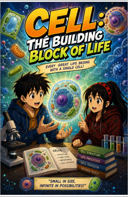 CELL: THE BUILDING BLOCK OF LIFE (NEW NCERT) INTERACTIVE COMIC BOOK