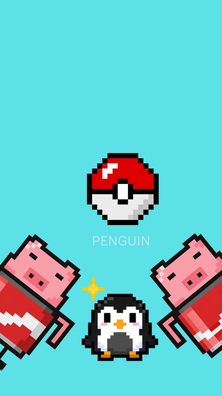 Doodle Pixel art Wallpaper