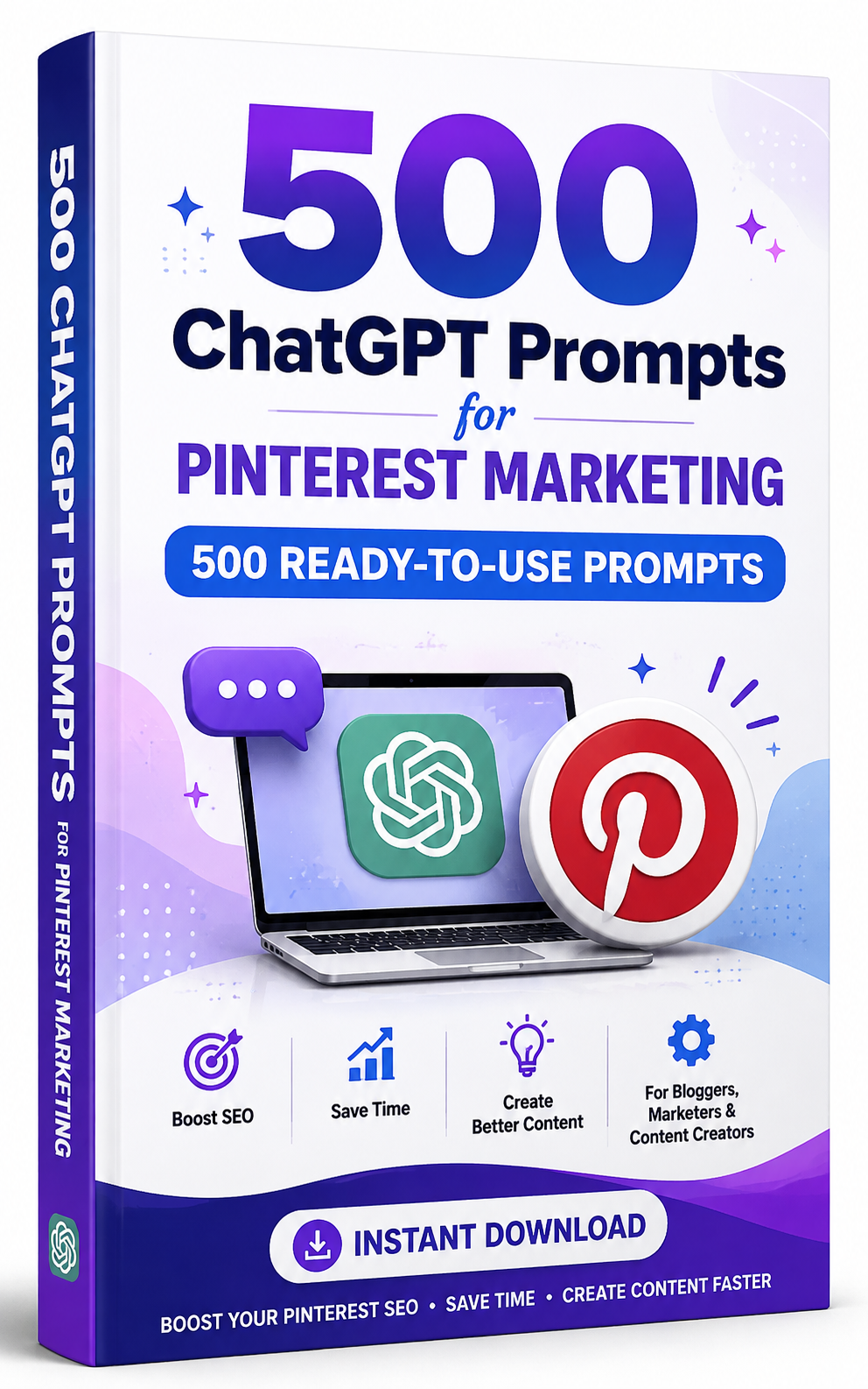 500 Ready-to-Use ChatGPT Prompts for Pinterest Marketing