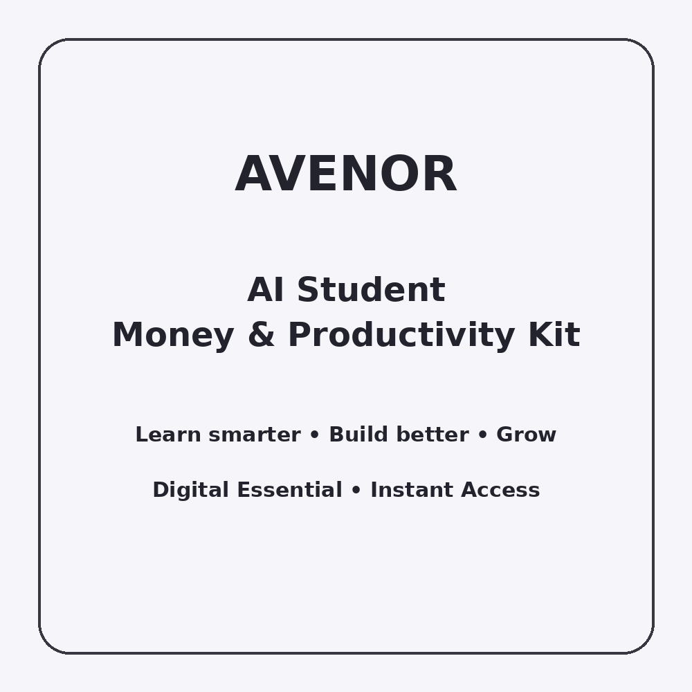 AI MONEY& PRODUCTIVITY KIT