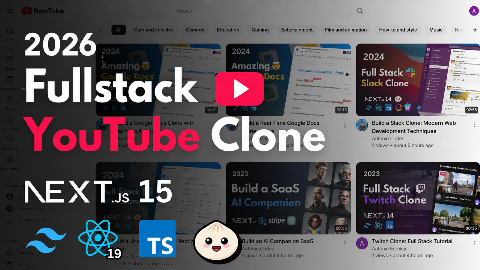 YouTube โ Full Stack YouTube Clone